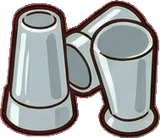 Baskets and floor things, a sticker from the The Diner world