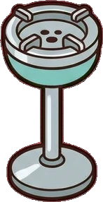 Baskets and floor things, a sticker from the The Diner world