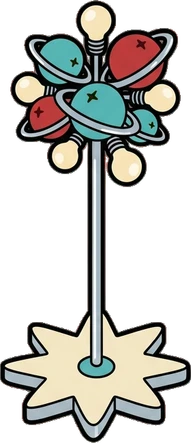 Floor lamps, a sticker from the The Diner world