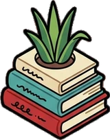 Small plants, a sticker from the The Diner world