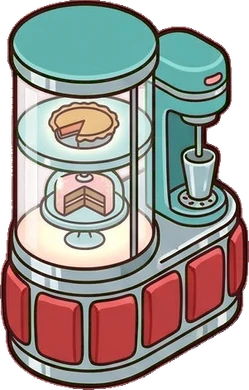 Fireplaces and stoves, a sticker from the The Diner world