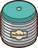 Poufs and ottomans, a sticker from the The Diner world