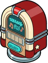 Screens and monitors, a sticker from the The Diner world