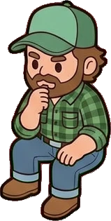 People sitting, a sticker from the The Diner world