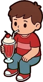 People sitting, a sticker from the The Diner world