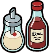 Shelf things, a sticker from the The Diner world