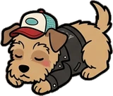Cats and small animals, a sticker from the The Diner world