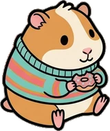 Cats and small animals, a sticker from the The Diner world