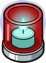 Candles and small lights, a sticker from the The Diner world