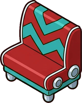 Sofas, a sticker from the The Diner world
