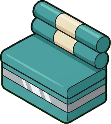 Sofas, a sticker from the The Diner world