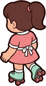 People standing, a sticker from the The Diner world