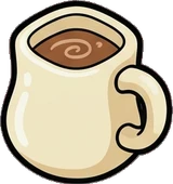 Food and drinks, a sticker from the The Diner world