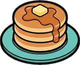 Food and drinks, a sticker from the The Diner world