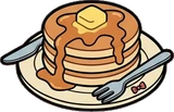 Food and drinks, a sticker from the The Diner world