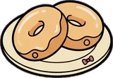 Food and drinks, a sticker from the The Diner world