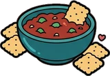 Food and drinks, a sticker from the The Diner world