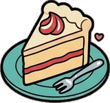 Food and drinks, a sticker from the The Diner world