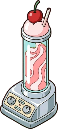 Tall pieces, a sticker from the The Diner world