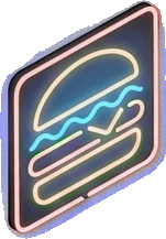 Wall art and frames, a sticker from the The Diner world