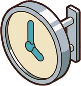 Wall lights, a sticker from the The Diner world
