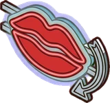 Wall lights, a sticker from the The Diner world
