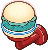 Wall lights, a sticker from the The Diner world