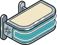 Wall shelves, a sticker from the The Diner world