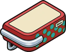 Wall shelves, a sticker from the The Diner world