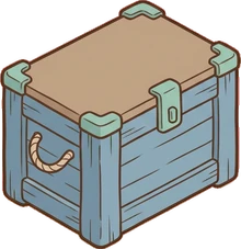 Chests and trunks, a sticker from the Seaside Cottage world