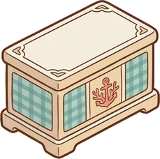 Chests and trunks, a sticker from the Seaside Cottage world