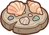 Collectibles, a sticker from the Seaside Cottage world
