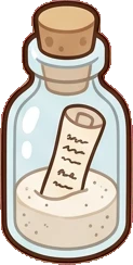 Collectibles, a sticker from the Seaside Cottage world
