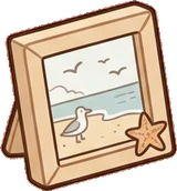 Collectibles, a sticker from the Seaside Cottage world