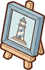 Collectibles, a sticker from the Seaside Cottage world