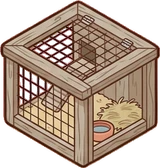 Pet beds and homes, a sticker from the Seaside Cottage world