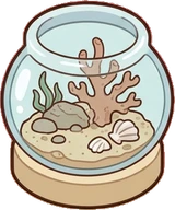 Pet beds and homes, a sticker from the Seaside Cottage world