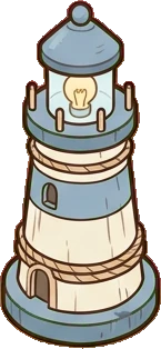 Gadgets and devices, a sticker from the Seaside Cottage world