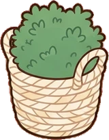 Small plants, a sticker from the Seaside Cottage world