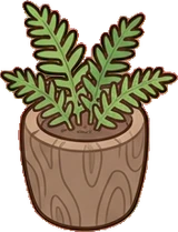 Small plants, a sticker from the Seaside Cottage world