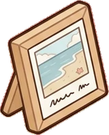 Shelf things, a sticker from the Seaside Cottage world