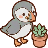 Cats and small animals, a sticker from the Seaside Cottage world