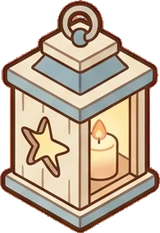 Candles and small lights, a sticker from the Seaside Cottage world