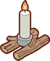 Candles and small lights, a sticker from the Seaside Cottage world