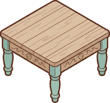 Tables, a sticker from the Seaside Cottage world