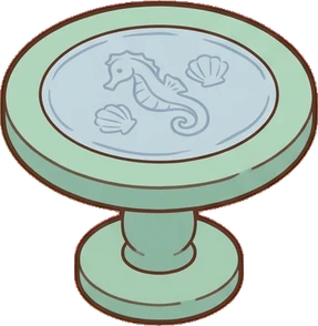 Tables, a sticker from the Seaside Cottage world