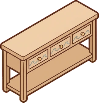 Tables, a sticker from the Seaside Cottage world