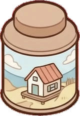 Food and drinks, a sticker from the Seaside Cottage world