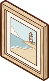 Wall art and frames, a sticker from the Seaside Cottage world