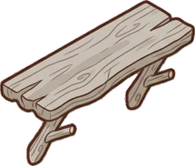 Wall shelves, a sticker from the Seaside Cottage world